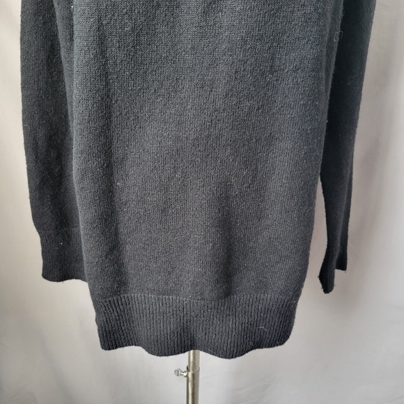 Boa Soft Brushed Knit High Neck Mini Jumper Dress Black S - Picture 12 of 12